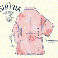Women’s La Sirena Robe - Vintage Floral, Sun Fade