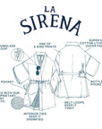 Women’s La Sirena Robe - Morro Bay