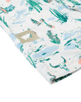 Men’s High Water Shirt - Motel Surf, White Sand