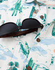 Men’s High Water Shirt - Motel Surf, White Sand