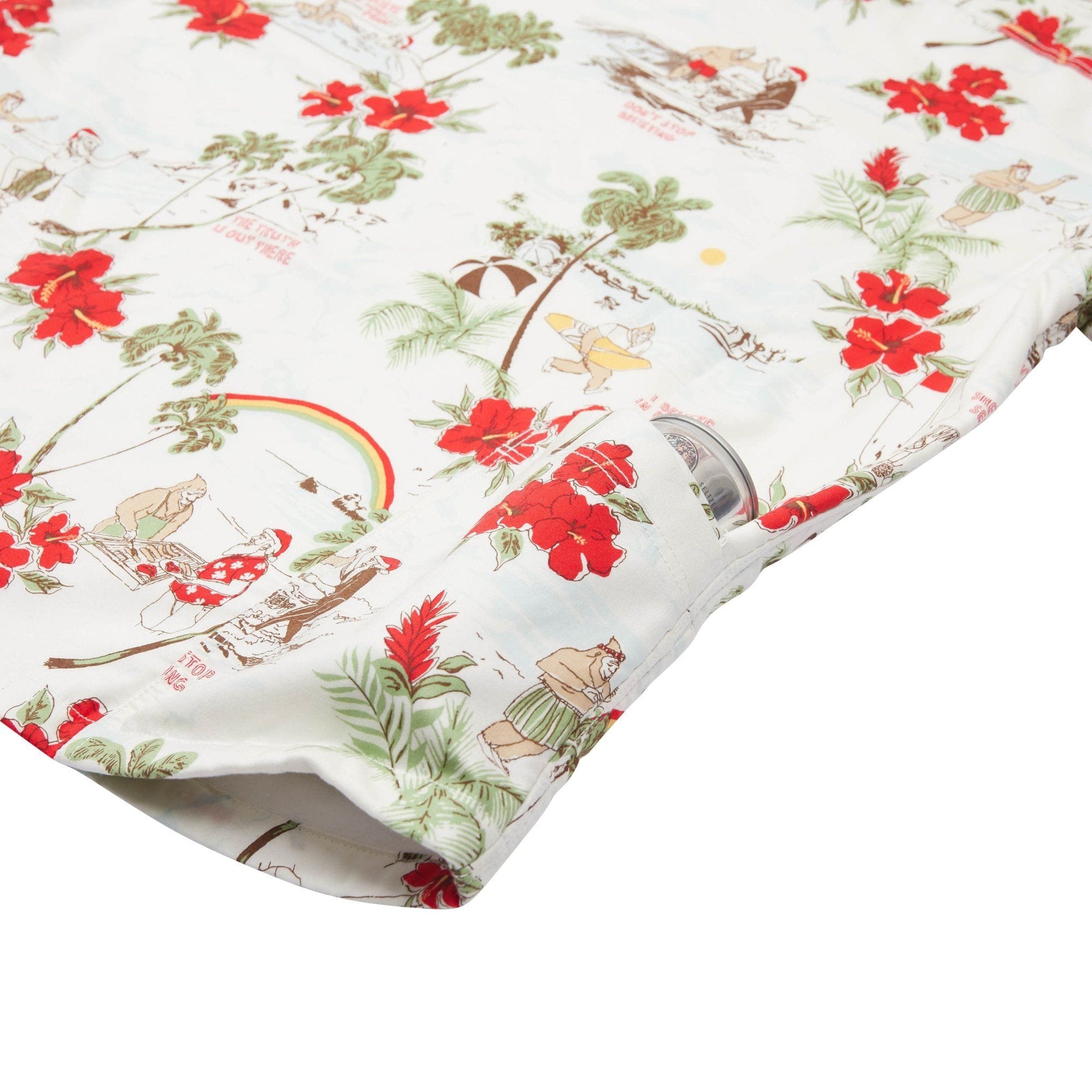 Men’s High Water Shirt - Believe, White Sand