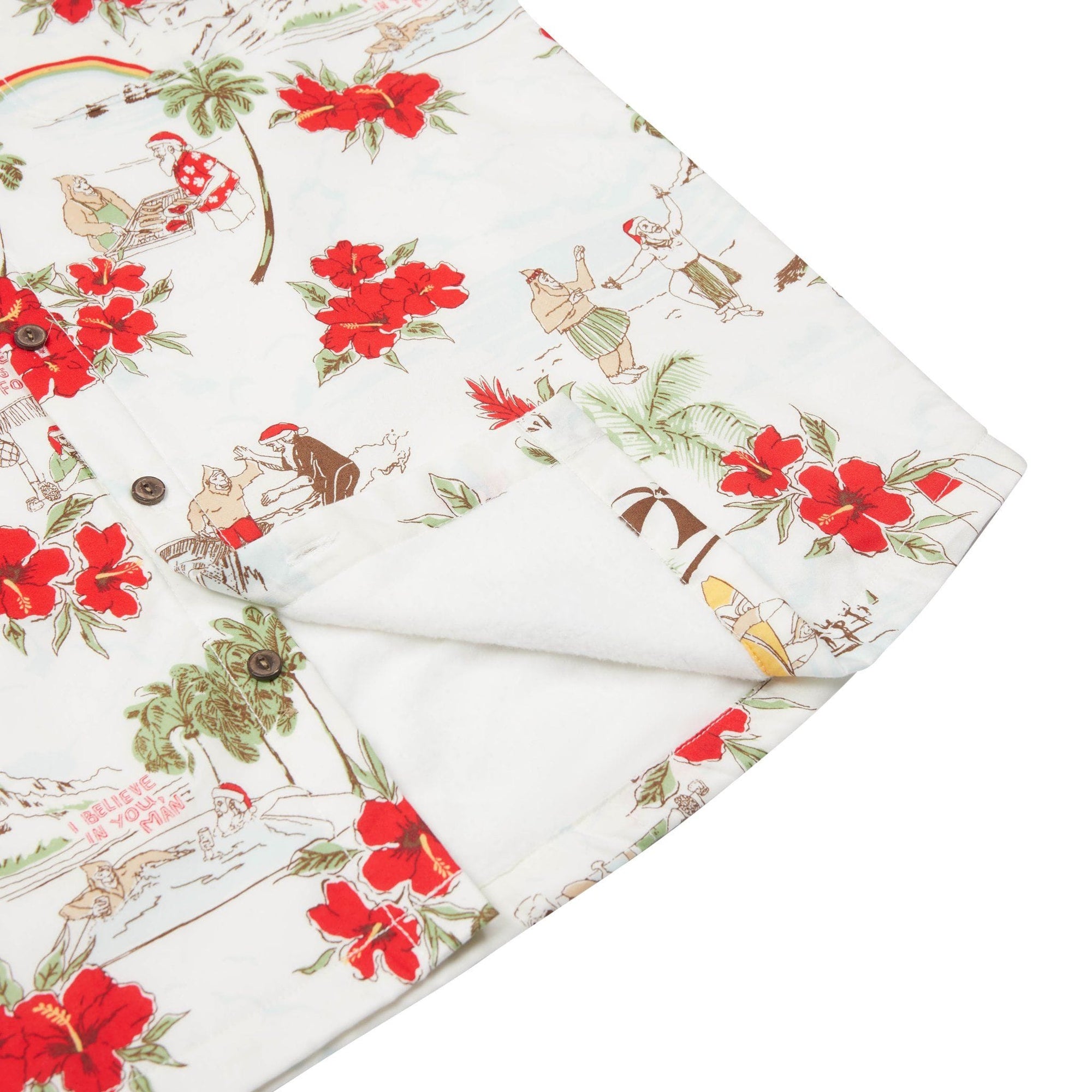 Men’s High Water Shirt - Believe, White Sand