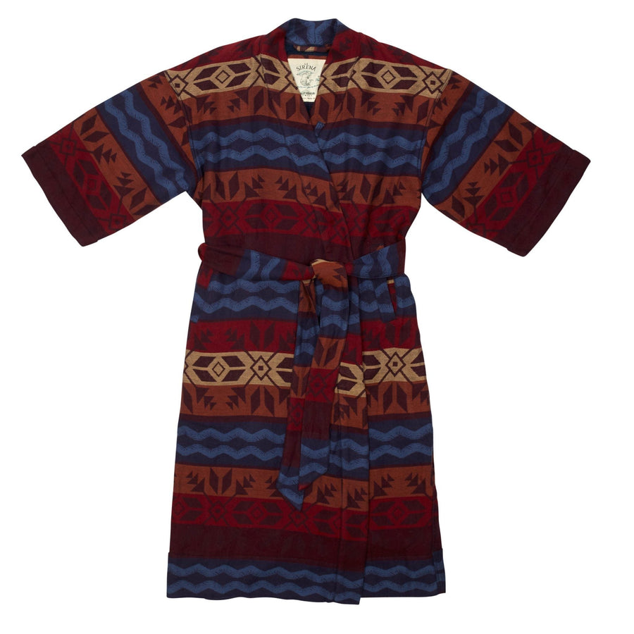 Women’s La Sirena Robe (Long) - Fireside Fair Isle, Ember