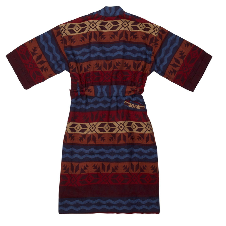 Women’s La Sirena Robe (Long) - Fireside Fair Isle, Ember