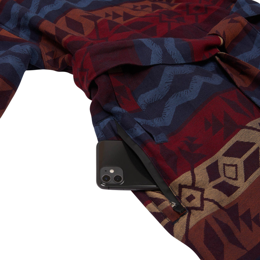 Women’s La Sirena Robe (Long) - Fireside Fair Isle, Ember