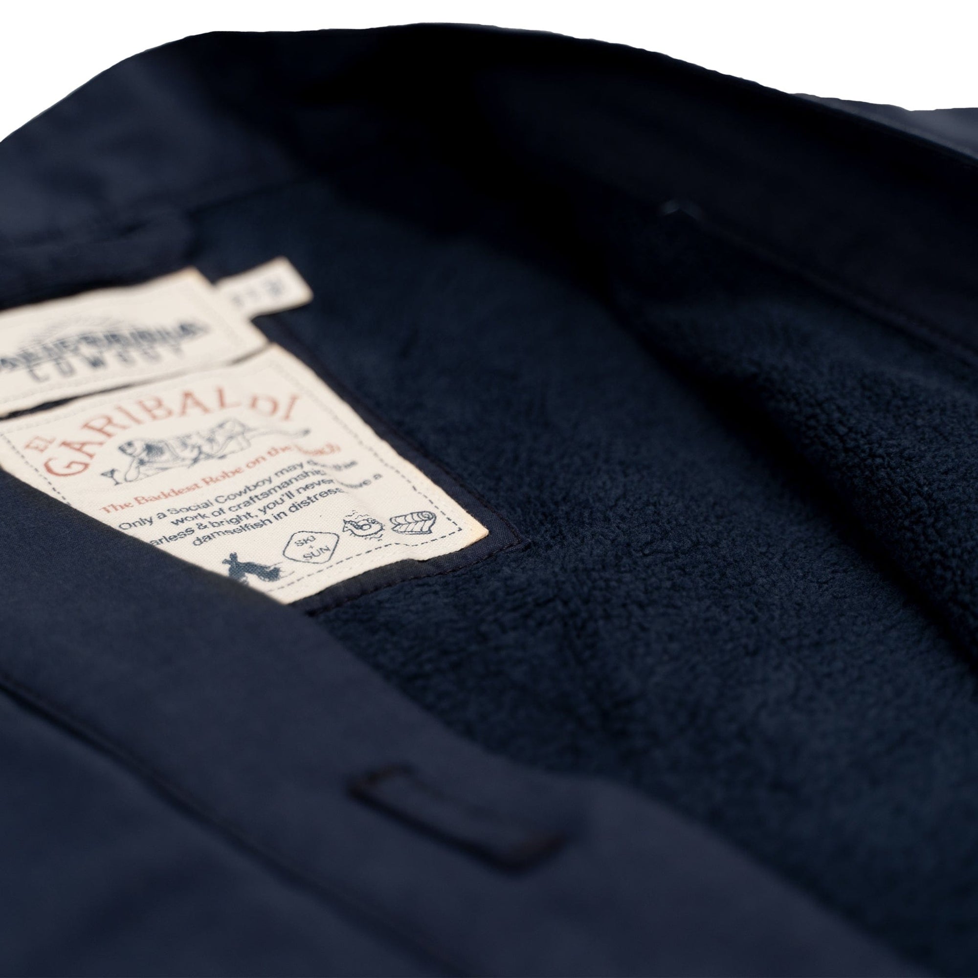 Men&#39;s El Garibaldi Robe - Solid, Farallon Navy