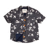 Women’s High Water Shirt - California Poppy, Washed Navy