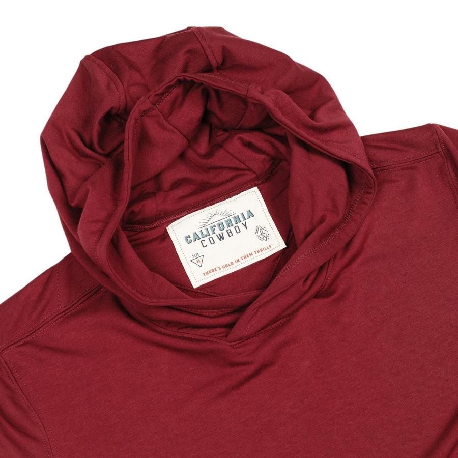 Unisex Wagyu Fleece Hoodie - Burgundy?