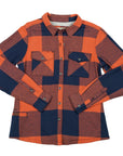 Women’s High Sierra Shirt - Orange Ember Check