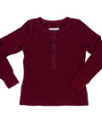 Women’s Organic Thermal Henley - Hearth